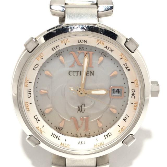 CITIZEN(シチズン)のシチズン 腕時計 XC(クロスシー) グレー レディースのファッション小物(腕時計)の商品写真