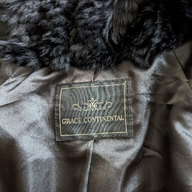 GRACE CONTINENTAL - グレースコンチネンタル フードファーフリル