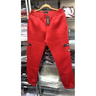 RED NEOPRENE CARGOS XLサイズumww