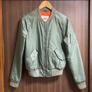 ホリスター(Hollister)のホリスター MA-1 ブルゾン カーキ M(ブルゾン)