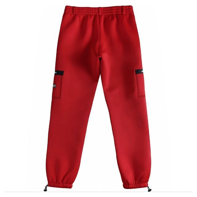 RED NEOPRENE CARGOS XLサイズumww