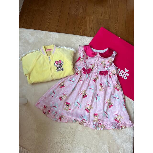 EARTHMAGIC(アースマジック)のEARTHMAGIC♡ブルゾン ワンピース キッズ/ベビー/マタニティのキッズ服女の子用(90cm~)(その他)の商品写真