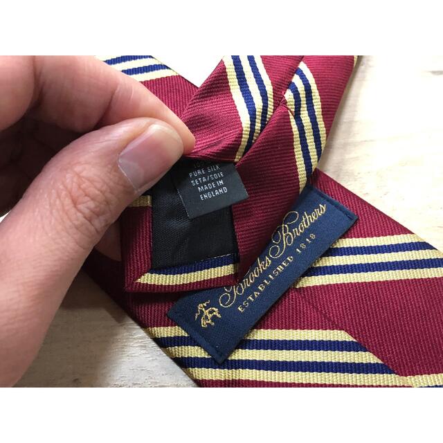 Brooks Brothers(ブルックスブラザース)の春セール！新品BrooksBrothersレッド#1ストライプネクタイ メンズのファッション小物(ネクタイ)の商品写真