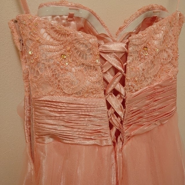 ロングドレス・薄いピンク レディースのフォーマル/ドレス(ロングドレス)の商品写真
