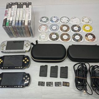 プレイステーションポータブル(PlayStation Portable)のSONY PSP 本体・ソフト まとめ売り PSP-1000/PSP-3000(携帯用ゲーム機本体)