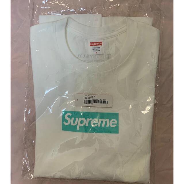 肌触りがいい Supreme Tee Logo Box Co. & Tiffany Supreme - Tシャツ ...