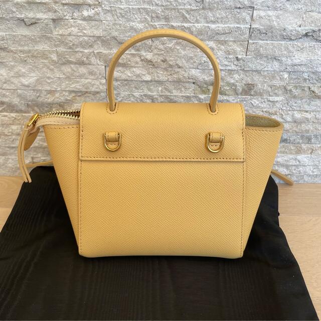 CELINE セリーヌ ベルトバッグ ピコ イエロー ポレン 【即日発送