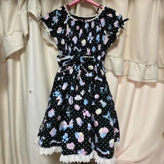 アンジェリックプリティー(Angelic Pretty)のアンジェリックプリティワンピース＋カチューシャ(ひざ丈ワンピース)