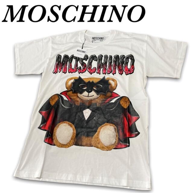 MOSCHINO(モスキーノ)の2020SS moschino モスキーノ Tシャツ バット テディベア くま メンズのトップス(Tシャツ/カットソー(半袖/袖なし))の商品写真
