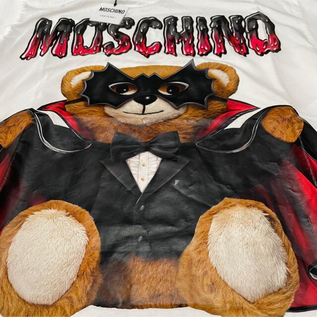 MOSCHINO(モスキーノ)の2020SS moschino モスキーノ Tシャツ バット テディベア くま メンズのトップス(Tシャツ/カットソー(半袖/袖なし))の商品写真