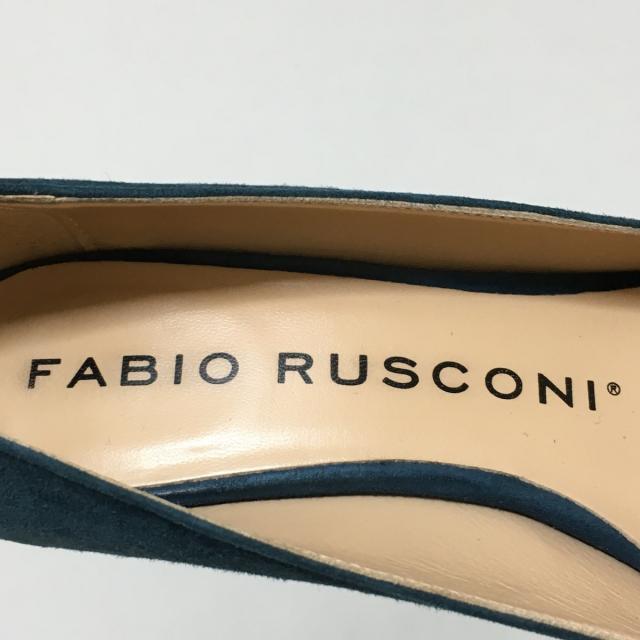 FABIO RUSCONI(ファビオルスコーニ)のファビオルスコーニ パンプス 38 ブルー レディースの靴/シューズ(ハイヒール/パンプス)の商品写真