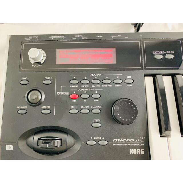 KORG(コルグ)のKORG microX シンセサイザー　MIDIコントローラー 楽器の鍵盤楽器(キーボード/シンセサイザー)の商品写真