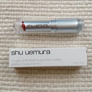 シュウウエムラ(shu uemura)の【新品未使用】シュウウエムラ　ルージュ マット M RD 187(口紅)