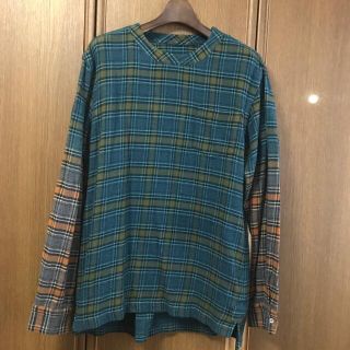 サカイ(sacai)のsacai ネルシャツ　チェック　プルオーバー(シャツ)