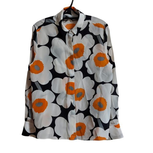 marimekko(マリメッコ)のマリメッコ 長袖シャツブラウス サイズ38 M レディースのトップス(シャツ/ブラウス(長袖/七分))の商品写真