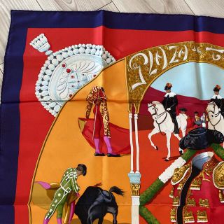 Hermes - 美品！☆エルメス☆ PLAZA DE TOROS 闘牛場 スカーフ カレの ...