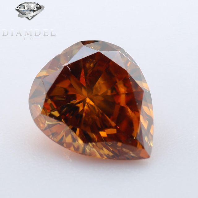 PEARクラリティオリンジダイヤモンドルース/ F.D.B.ORANGE/ 0.626 ct.