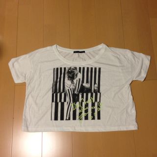 ヘザー(heather)のショート丈トップス(Tシャツ(半袖/袖なし))