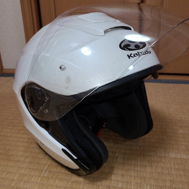 OGK(オージーケー)の【値下げしました】OGK　Kabuto　ASAGI(インナーバイザー付き) 自動車/バイクのバイク(ヘルメット/シールド)の商品写真