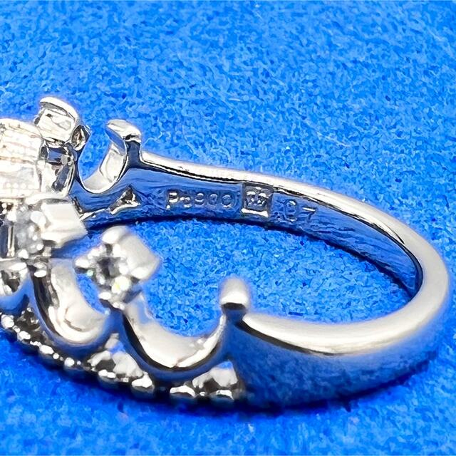 ✾王冠型リング✾ Pt900 5号 レディースのアクセサリー(リング(指輪))の商品写真