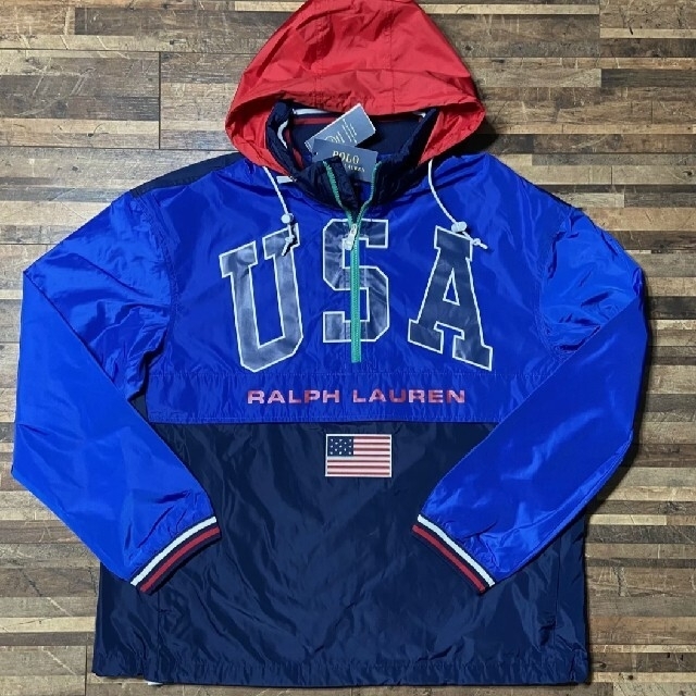 POLO RALPH LAUREN(ポロラルフローレン)のPolo Ralph Lauren USA ナイロン アノラック ジャケット メンズのジャケット/アウター(ナイロンジャケット)の商品写真