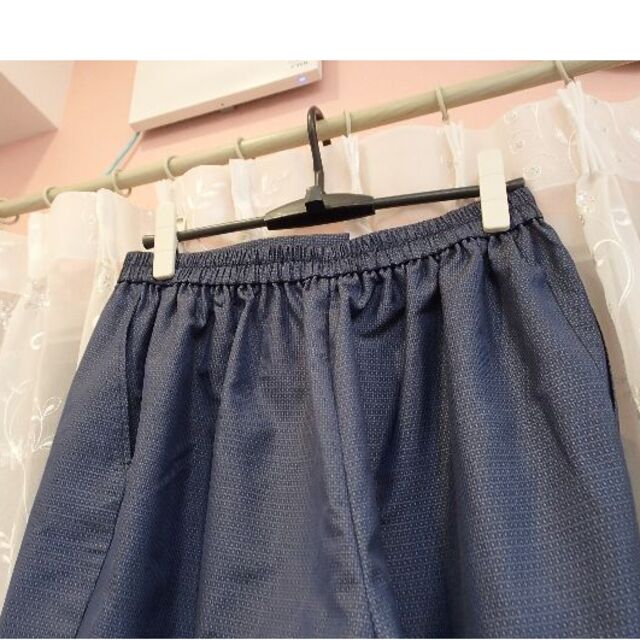濃紺紬の着物リメイク·ラップパンツ(セパレートタイプ) dc4fde875ade72d00adf1cfceb0098
