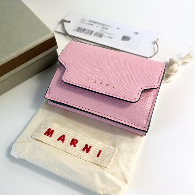 超特価sale開催!】 直営店購入【新品未使用】Marni 三つ折り 財布