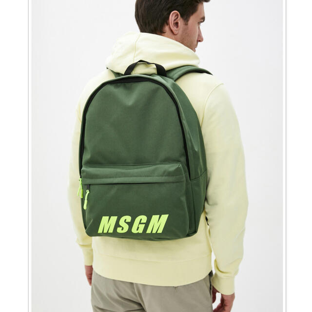 MSGM エムエスジーエム 新品 ロゴ リュック バックパック