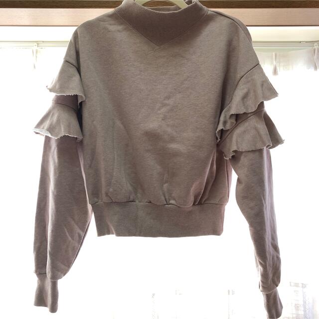 Ruffled Cotton-Jersey Sweatshirt