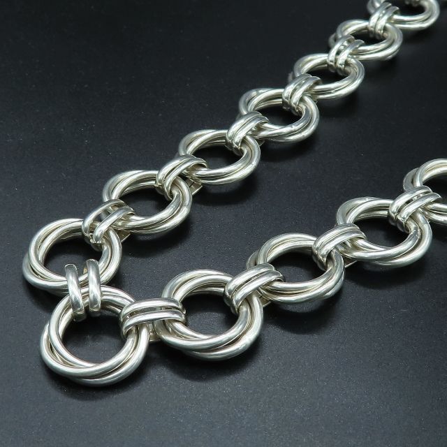 日本製】 Tiffany & HH32 ネックレス リンク トリプル ビッグ