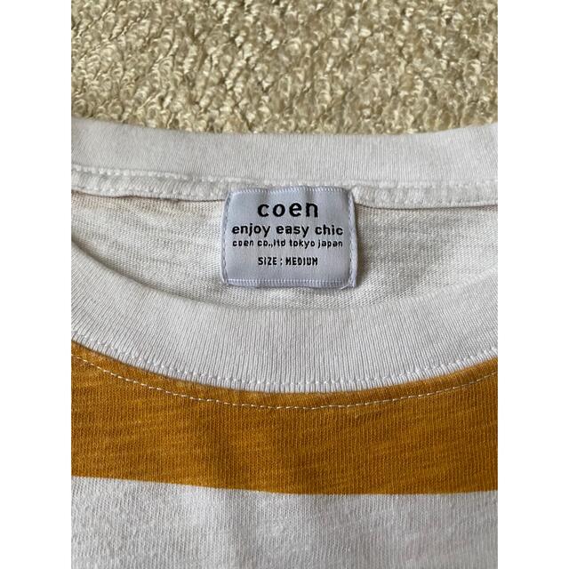 coen(コーエン)の数回着用！coen ボーダーTシャツ メンズのトップス(Tシャツ/カットソー(半袖/袖なし))の商品写真