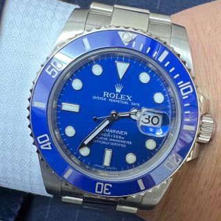 ロレックス(ROLEX)のロレックス　サブマリーナ　金無垢　美品　116619lb 売価570万　デイトナ(腕時計(アナログ))