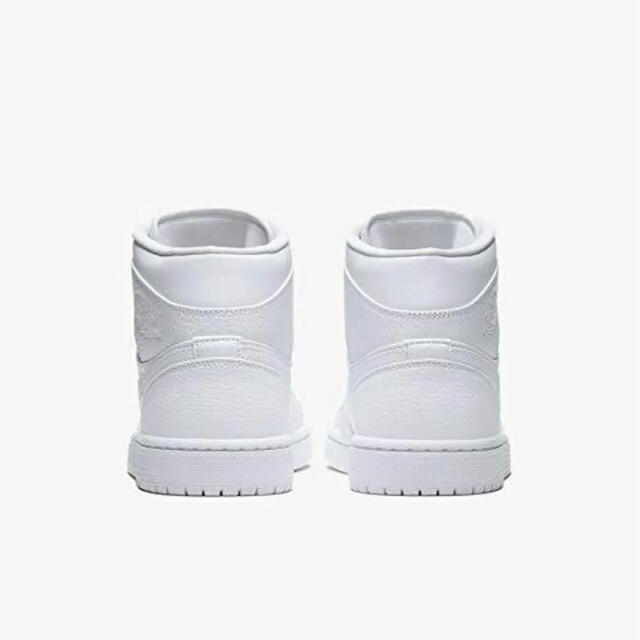 Nike Air Jordan 1 Mid Triple White レア