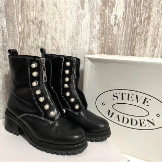 【新品】Steve Madden Tornado クロコショートブーツ 23cm