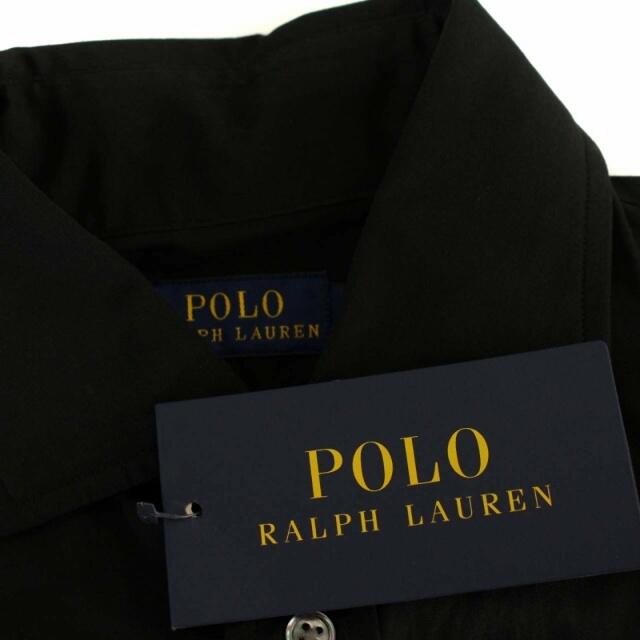 POLO RALPH LAUREN(ポロラルフローレン)のポロ ラルフローレン タグ付き ワンピース シャツ フレア ひざ丈 2 S 黒 レディースのワンピース(ひざ丈ワンピース)の商品写真