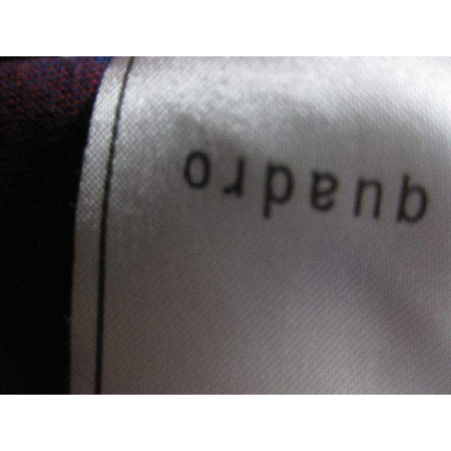 QUADRO(クアドロ)の赤紫青チェック柄裾フリルセミロングスカート　0674 エンタメ/ホビーのコスプレ(衣装)の商品写真