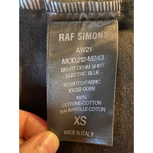 Raf Simons オーバーサイズ　デニムシャツ　XSメンズ