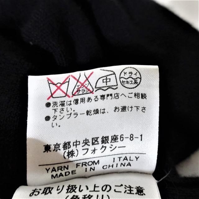 【2022A/W新作★送料無料】 フォクシー 半袖セーター サイズ40 M - 黒 ニット/セーター