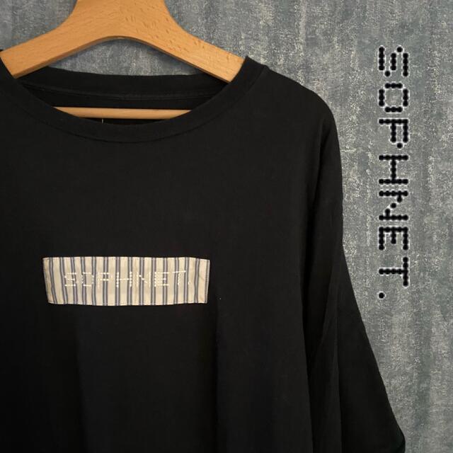 SOPHNET.(ソフネット)のSOPHNET. ソフネット　長袖Tシャツ　刺繍ロゴ　カットソー メンズのトップス(Tシャツ/カットソー(七分/長袖))の商品写真