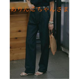 アメリヴィンテージ(Ameri VINTAGE)のCENTER PRESS STRAIGHT DENIM(デニム/ジーンズ)