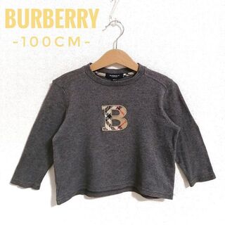 バーバリー(BURBERRY)の✨美品✨バーバリー　長袖Tシャツ　ロンＴ　ノバチェック　100cm(Tシャツ/カットソー)