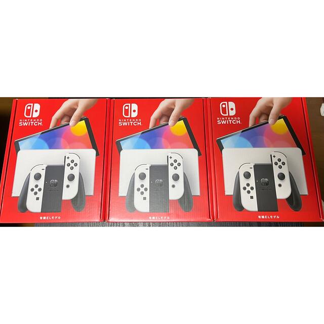 大人気 Nintendo Switch - Nintendo Switch 有機EL ホワイト3台セット