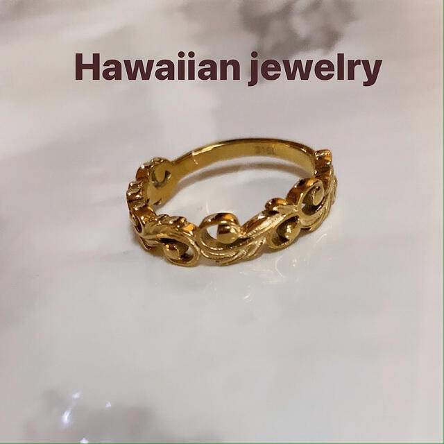 ハワイアンジュエリー　指輪　リング　女　メンズ　レディース　男　高級　美品　人気 メンズのアクセサリー(リング(指輪))の商品写真