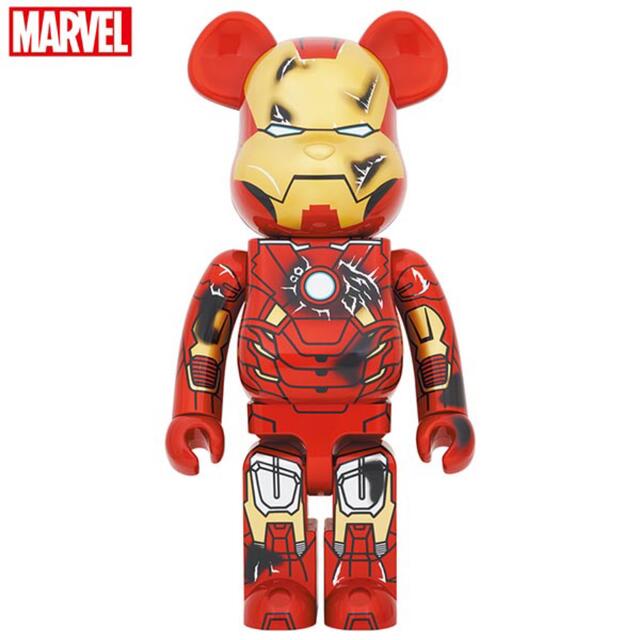 その他BE@RBRICK IRON MAN MARK VII DAMAGE 400％