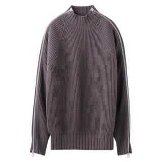 ジョンローレンスサリバン(JOHN LAWRENCE SULLIVAN)のサリバン 21ss ZIPPED KNIT SWEATER(ニット/セーター)