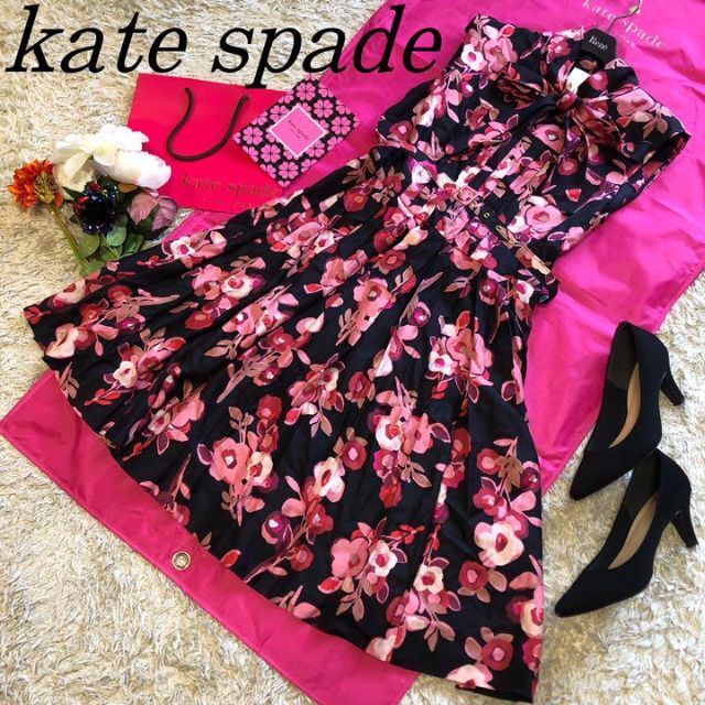 ビッグ割引 - york new spade kate 【美品】kate サイズ10 リボンタイ ノースリーブフラワードレス spade ひざ丈ワンピース ビッグ割引 - york new spade kate 【美品】kate サイズ10 リボンタイ ノースリーブフラワードレス spade ひざ丈ワンピース