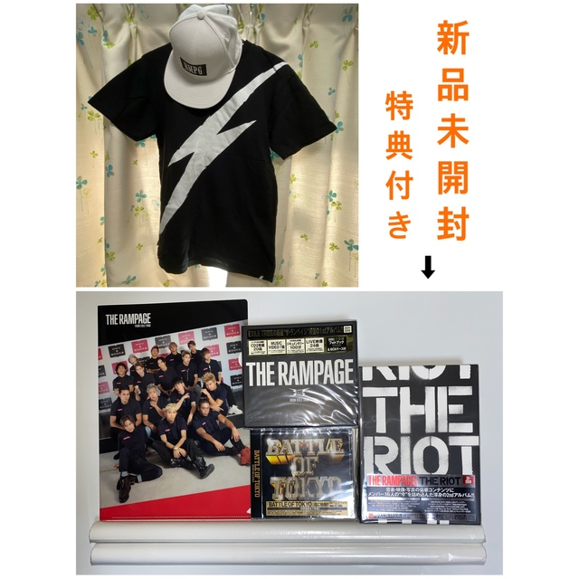 エンタメ/ホビーTHE RAMPAGE CD DVD 特典 キャップ Tシャツ