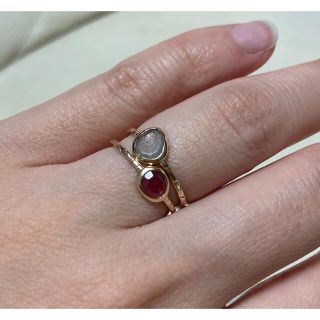 Ageteアガット マルチカラーストーン リング 11号 | 未使用品☆agete ...