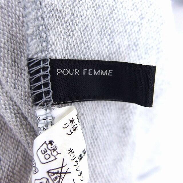 Spick & Span(スピックアンドスパン)のSpick&Span POUR FEMME ワンピース フレア 膝丈 丸首 レディースのワンピース(ひざ丈ワンピース)の商品写真