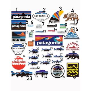 パタゴニア(patagonia)のパタゴニアステッカー15枚(ステッカー)